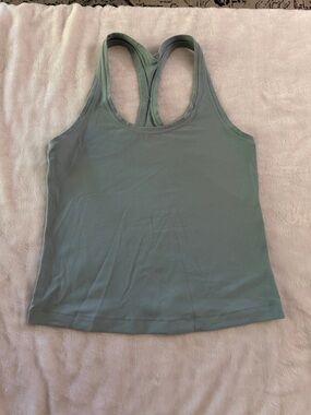 LULULEMON RACERBACK TANK TOP *SHORT-TIDEWATER TEAL-8